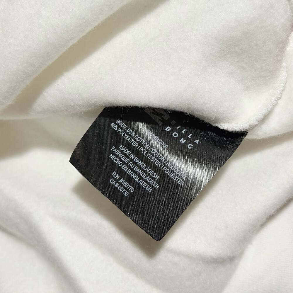 Size M Billabong Sun Groove Crewneck Sweatshirt In Antique White - Picture 9 of 9